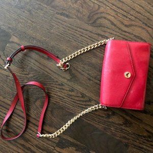 Michael Kors Small Cross Body Red Purse